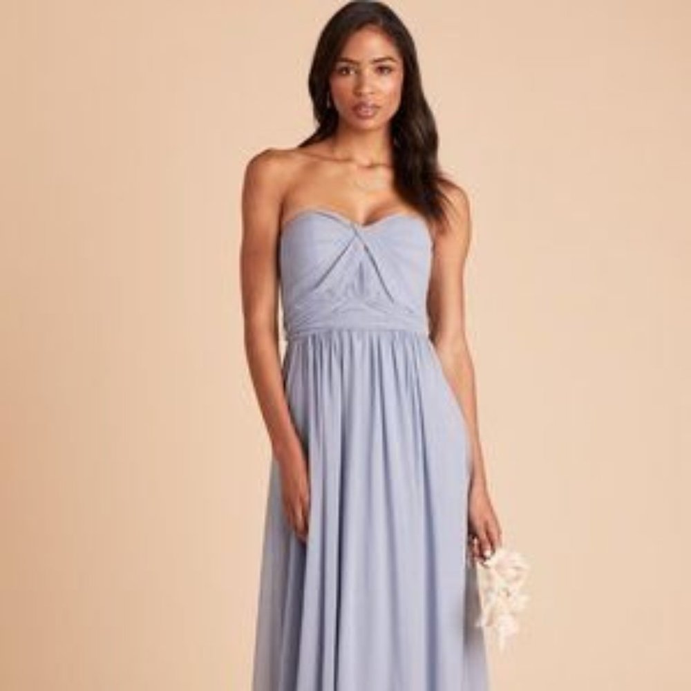 NWT Birdy Grey Dusty Blue Grace Convertible Dress